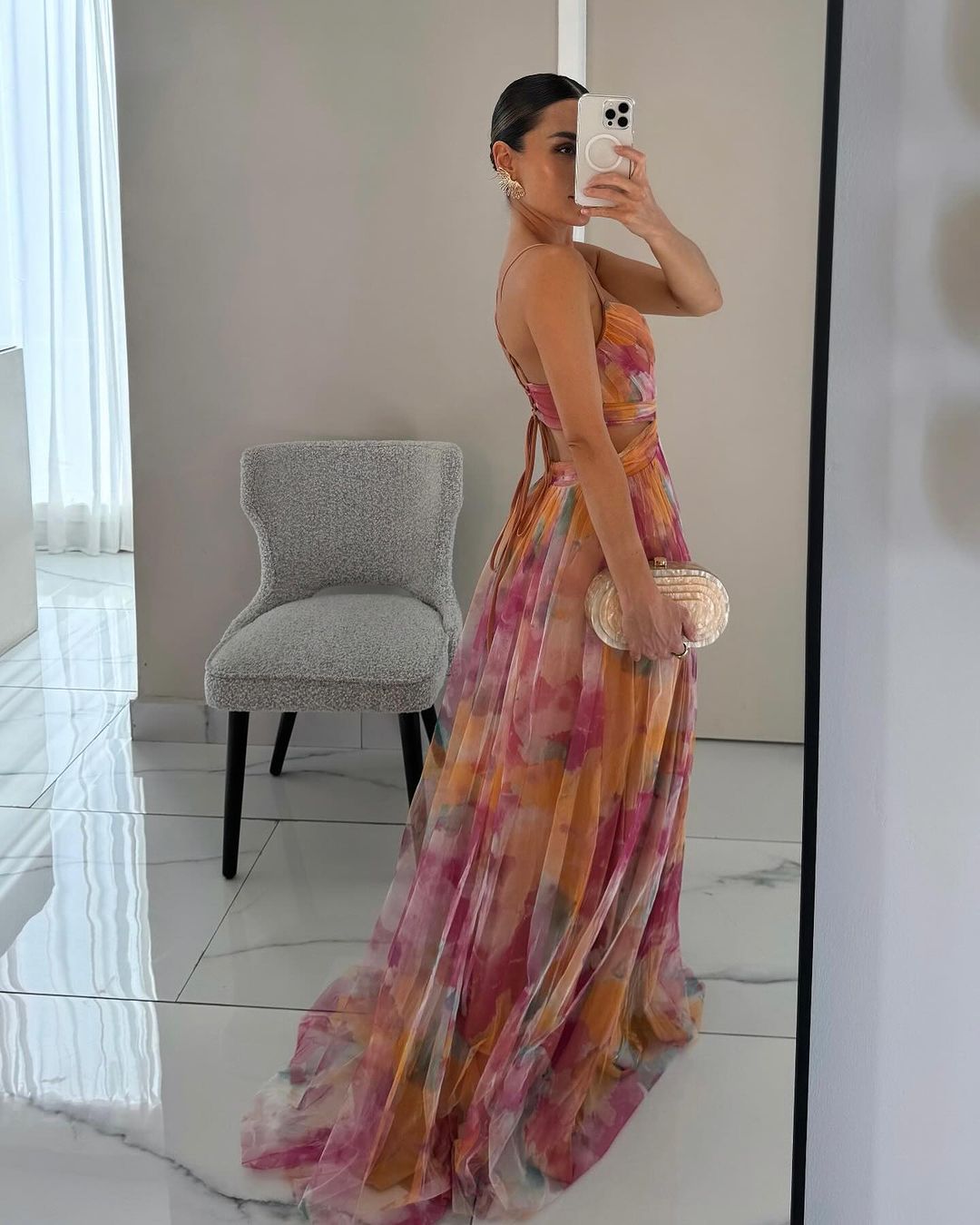 Camelia | Abito Maxi Eleganza Floreale