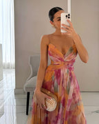 Camelia | Abito Maxi Eleganza Floreale