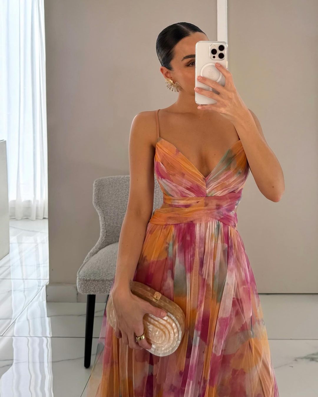 Camelia | Abito Maxi Eleganza Floreale