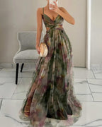 Camelia | Abito Maxi Eleganza Floreale