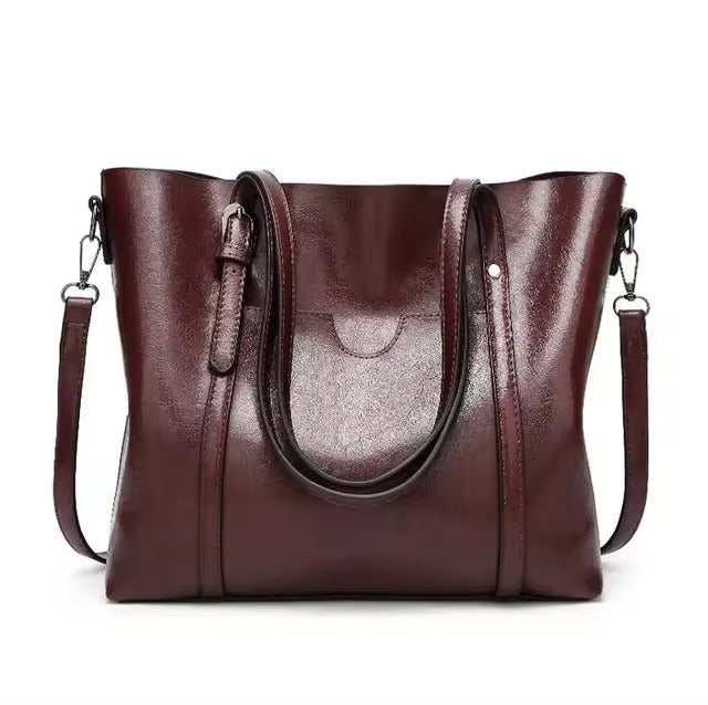 Aubrey | Borsa shopping in pelle