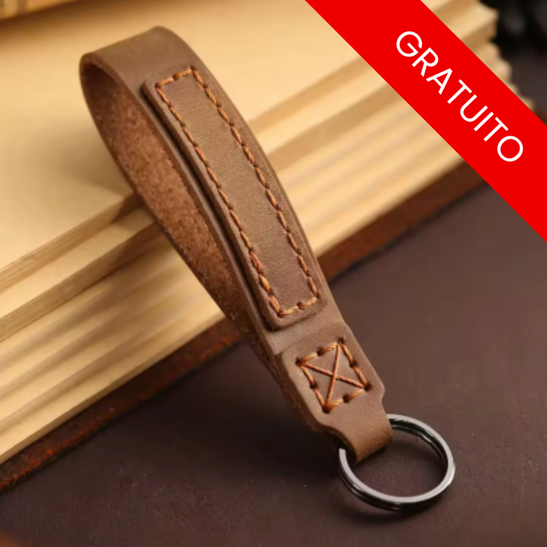 Il mio portachiavi in pelle