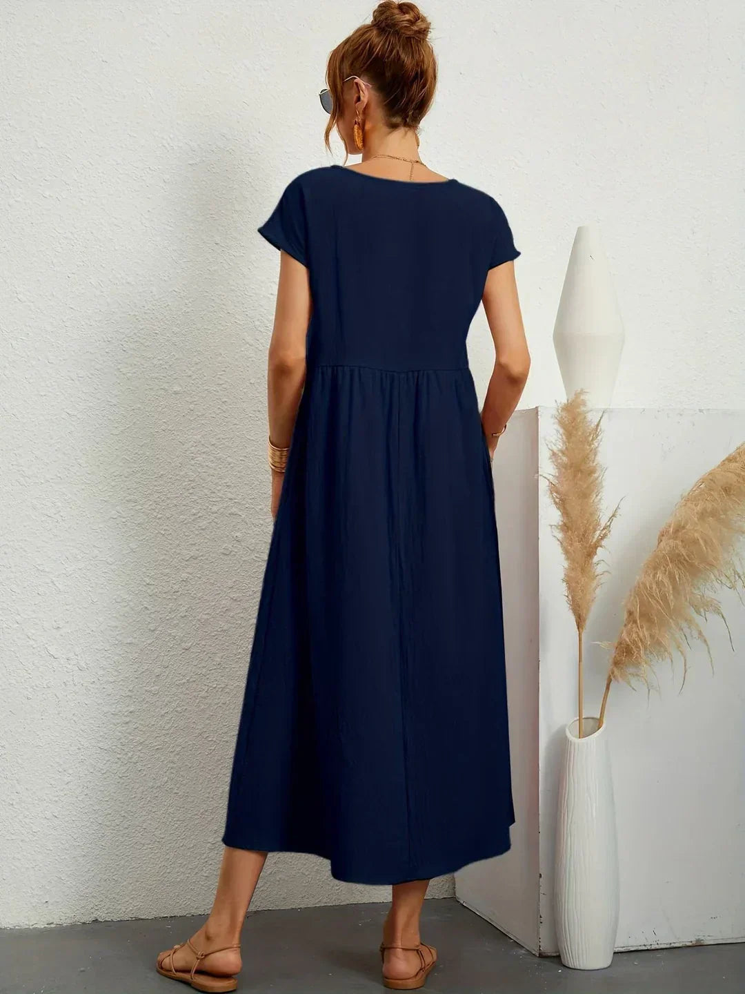 Gabriella™ | Abito Midi Fluido Dall'eleganza Senza Tempo
