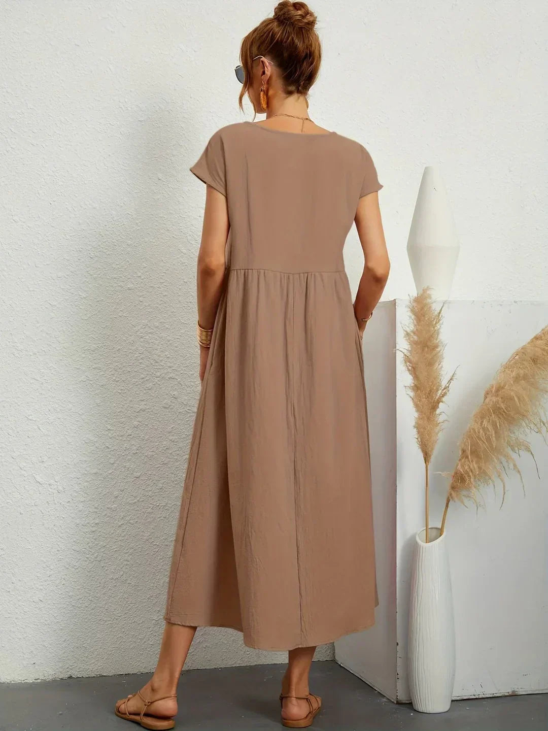 Gabriella™ | Abito Midi Fluido Dall'eleganza Senza Tempo