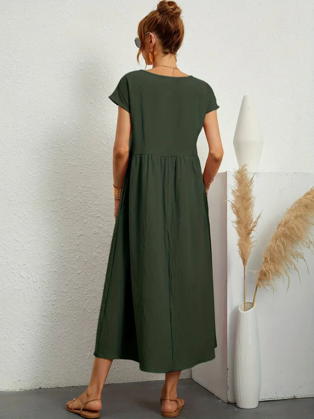 Gabriella™ | Abito Midi Fluido Dall'eleganza Senza Tempo