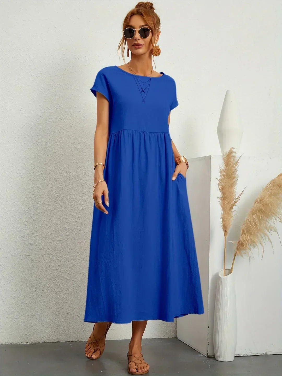 Gabriella™ | Abito Midi Fluido Dall'eleganza Senza Tempo