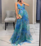 Camelia | Abito Maxi Eleganza Floreale