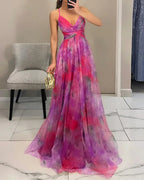 Camelia | Abito Maxi Eleganza Floreale