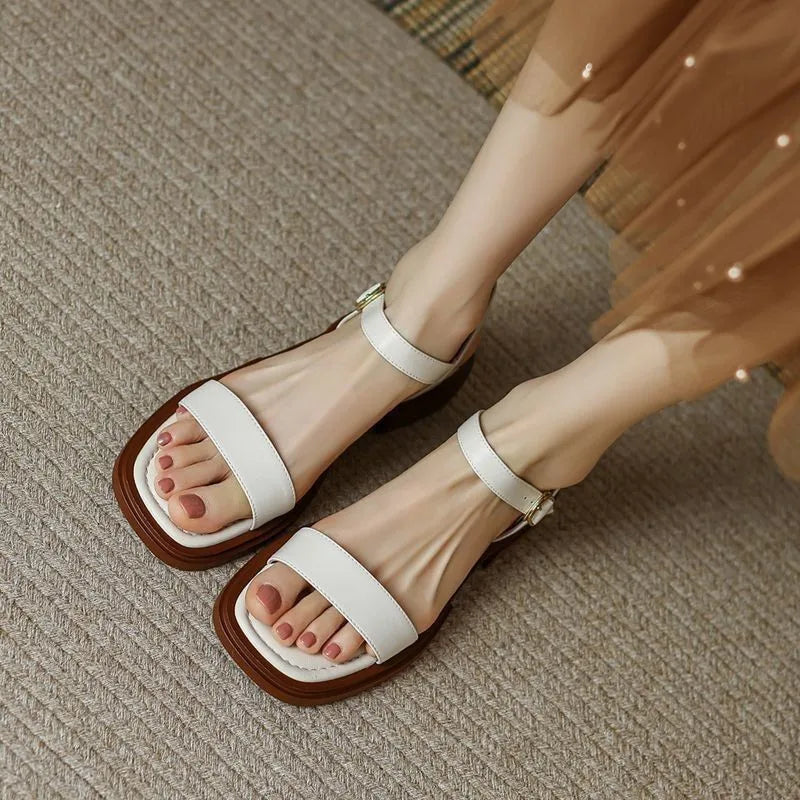 Bianca | Sandali Eleganti con Comfort Quotidiano e Stile Senza Tempo