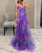 Camelia | Abito Maxi Eleganza Floreale