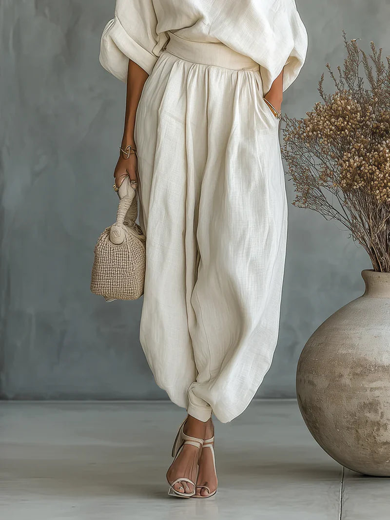 Milena™ | Completo due pezzi con spalle scoperte