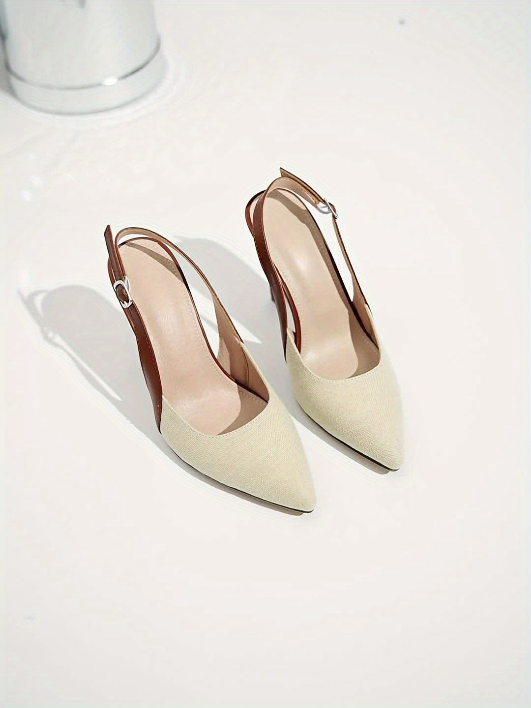 Beatrice™ | Tacchi slingback con dettagli a contrasto