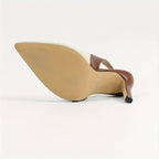 Beatrice™ | Tacchi slingback con dettagli a contrasto