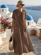 Fleur™ Abito elegante con tasche