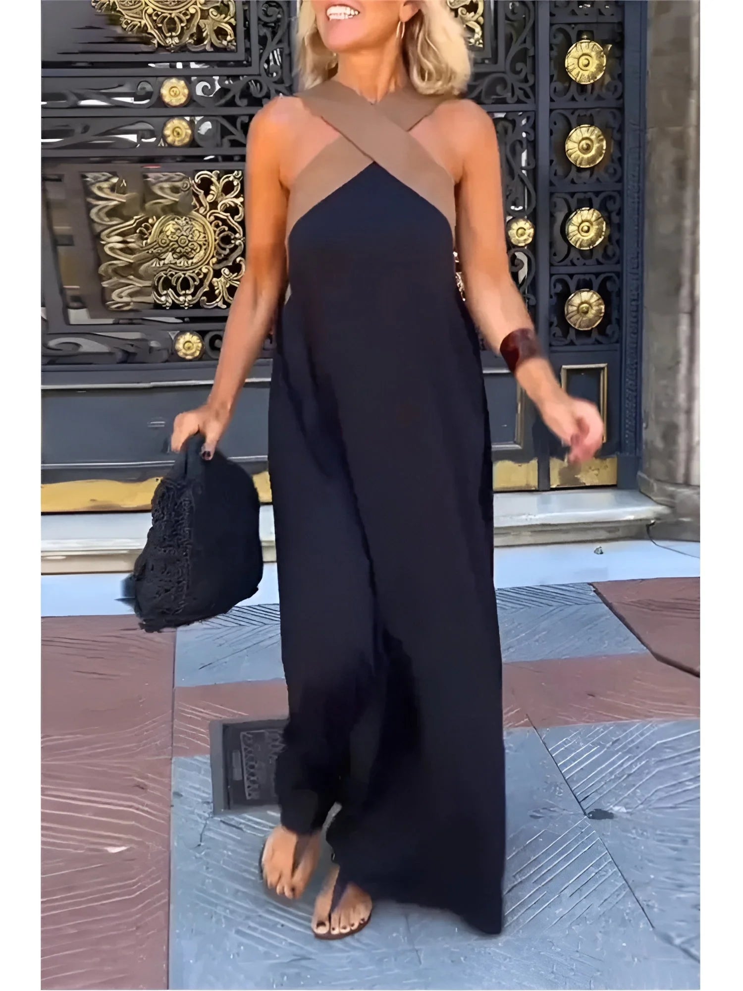 Delfina | Abito con Scollo Incrociato