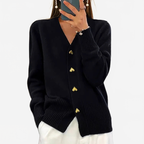 CUORI | MAGLIA CON BOTTONI