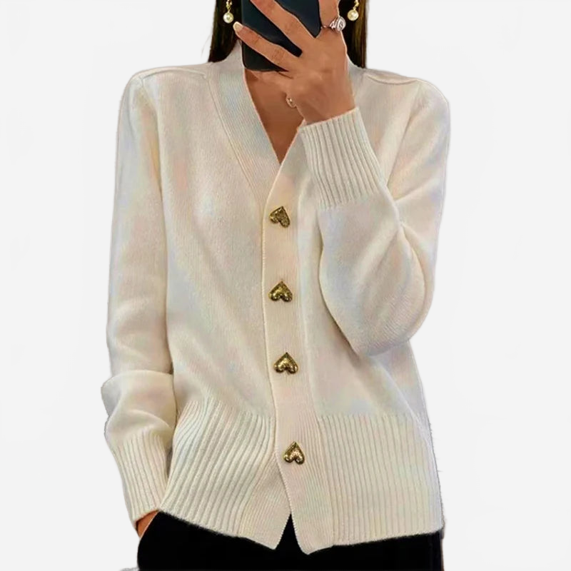 CUORI | MAGLIA CON BOTTONI